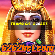 Trang Chủ B29bet