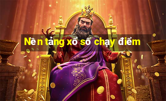 Nền tảng xổ số chạy điểm