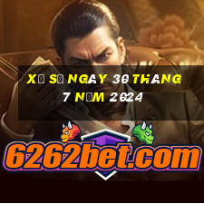 xổ số ngày 30 tháng 7 năm 2024