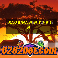 Rau bina nền tảng lớn