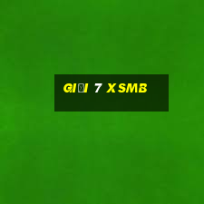 giải 7 xsmb