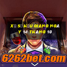 xổ số hậu giang ngày 14 tháng 10